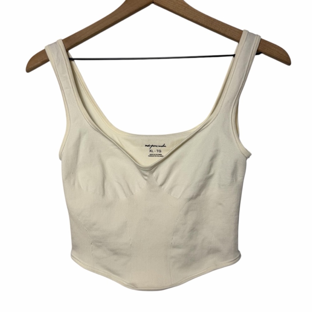 URBAN OUTFITTERS OUT FROM UNDER WOMEN SIZE XL CREAM COLOR WOMEN TOP